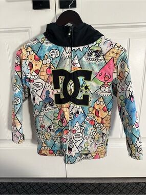 DC Kids Multicolor Graphic winter jacket